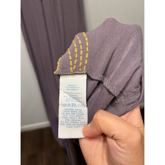 Boden Embroidered Maxi Jersey Dress Size 8L - Picture 9 of 10